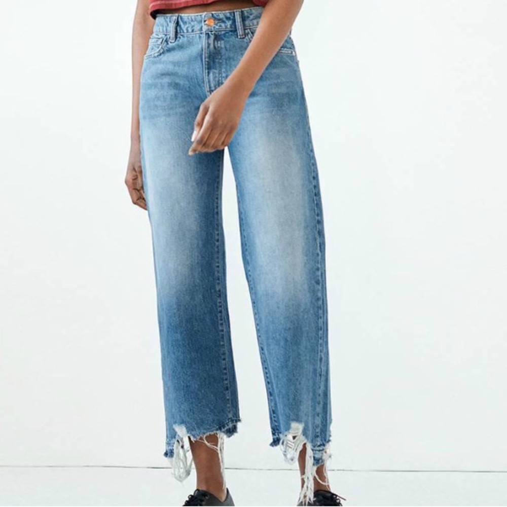 Warp + Weft Wide leg Carolina Denim